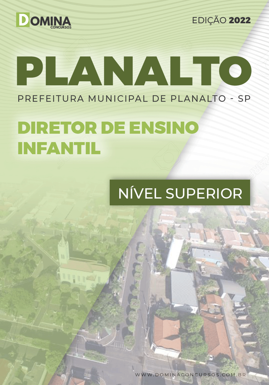 Apostila Pref Planalto SP 2022 Diretor Ensino Infantil