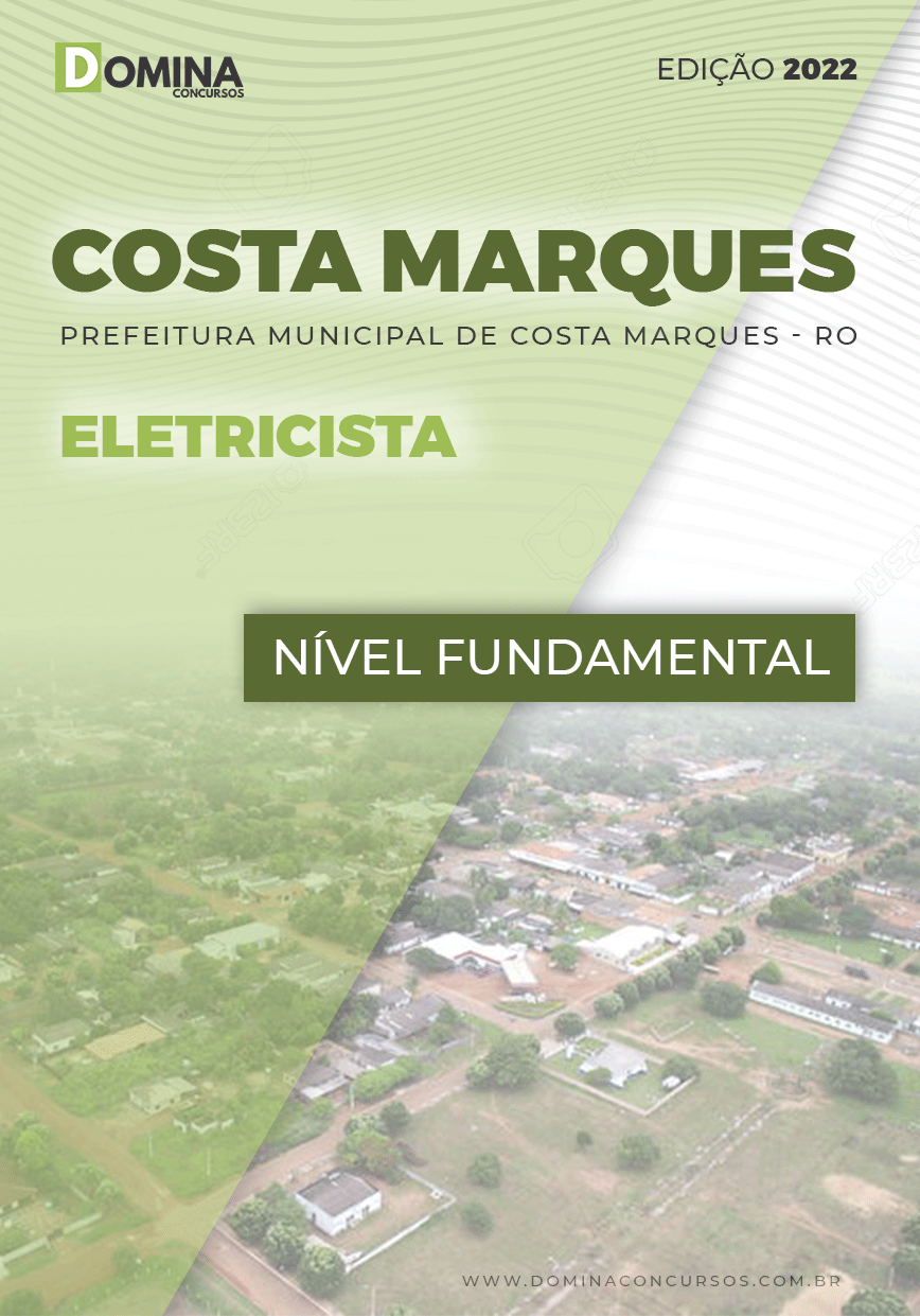 Apostila Concurso Pref Costa Marques RO 2022 Eletricista