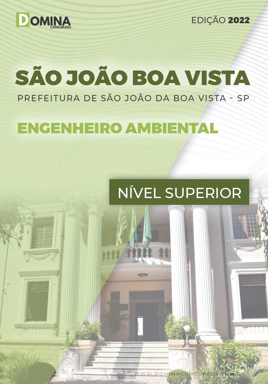 Apostila Pref São João Boa Vista 2002 Engenheiro Ambiental