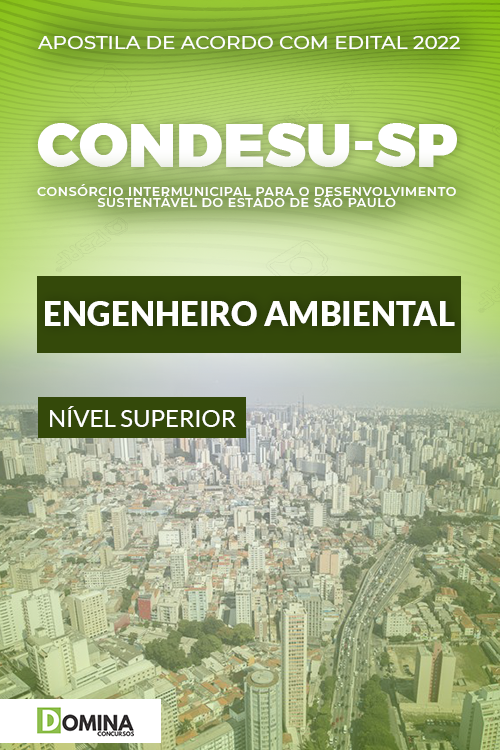 Apostila Digital CONDESU SP 2022 Engenheiro Ambiental