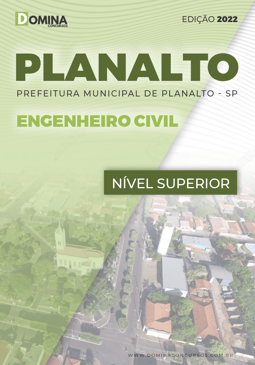 Apostila Digital Pref Planalto SP 2022 Engenheiro Civil