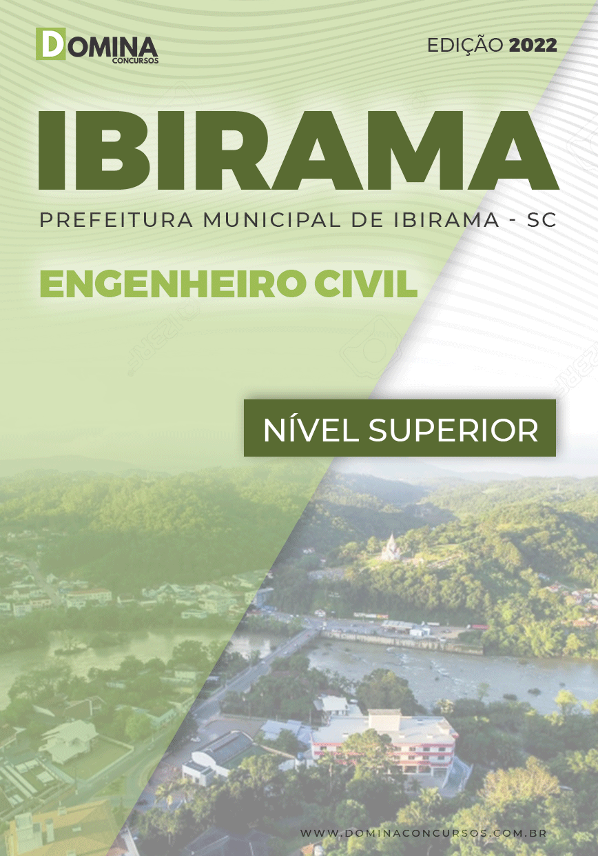 Apostila Concurso Pref Ibirama SC 2022 Engenheiro Civil