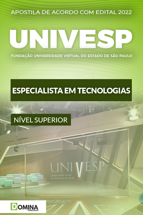Apostila Concurso UNIVESP 2022 Especialista em Tecnologias