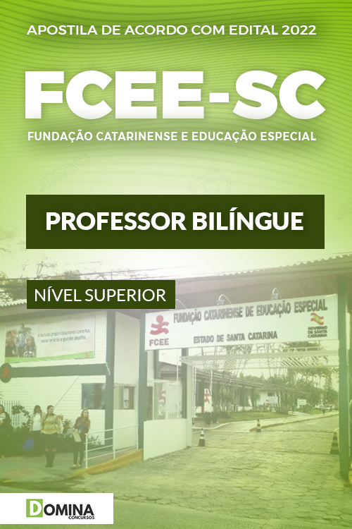 Apostila Digital Concurso FCEE SC 2022 Professor Bilíngue