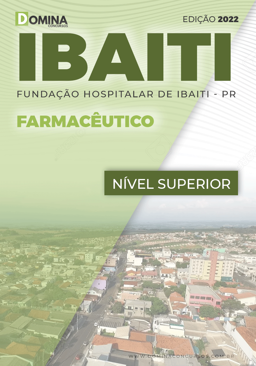 Apostila Fundação Hospitalar Ibaiti PR 2022 Farmacêutico