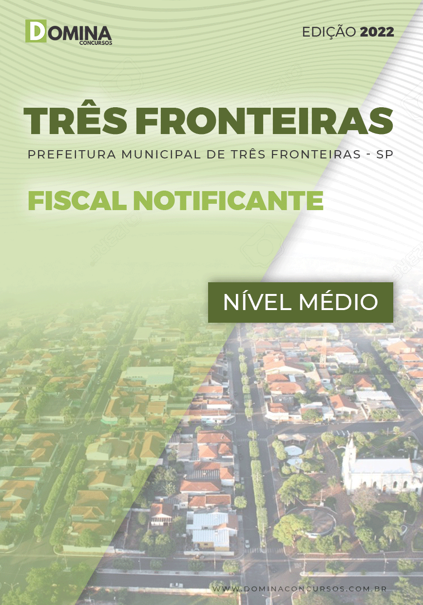 Apostila Pref Três Fronteiras SP 2022 Fiscal Notificante