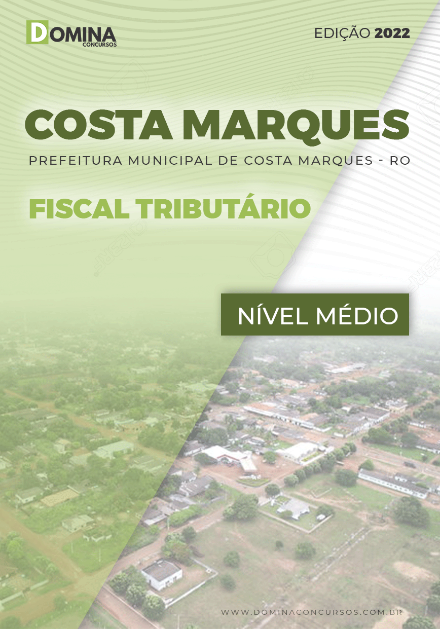 Apostila Pref Costa Marques RO 2022 Fiscal Tributário