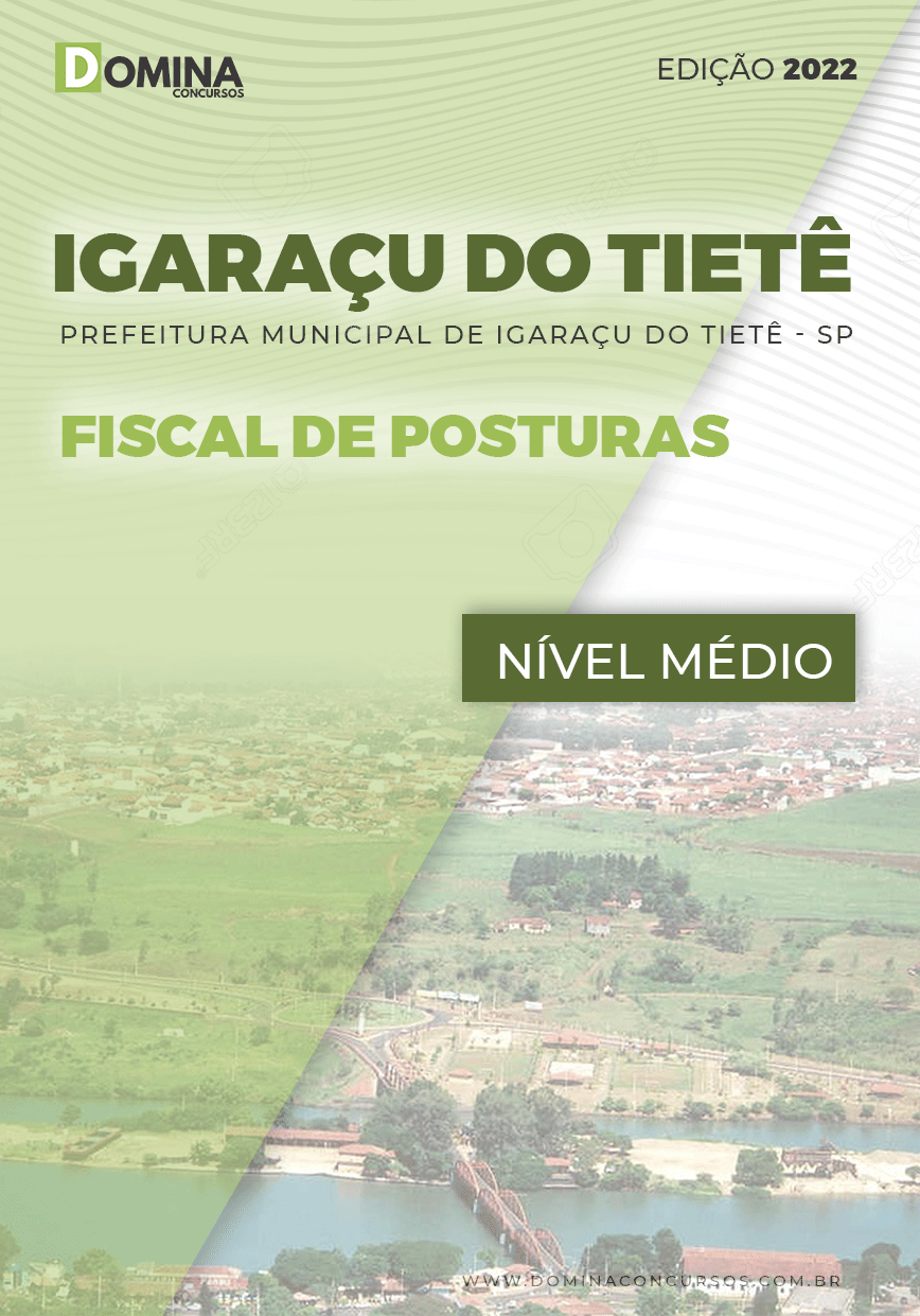 Apostila Concurso Pref Igaraçu Tietê SP 2022 Fiscal Postura