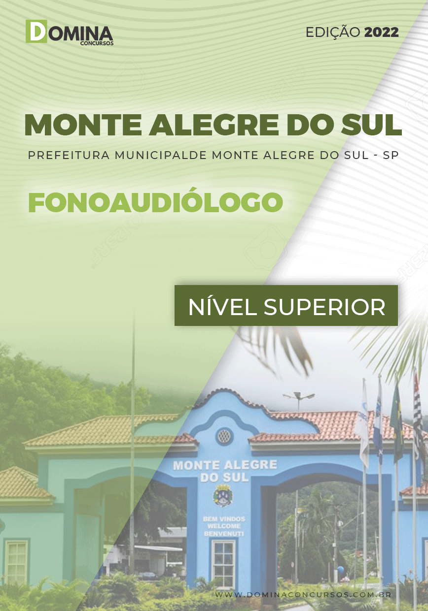 Apostila Pref Monte Alegre Sul SP 2022 Fonoaudiólogo