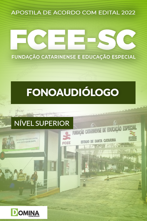 Apostila Digital Concurso FCEE SC 2022 Fonoaudiólogo