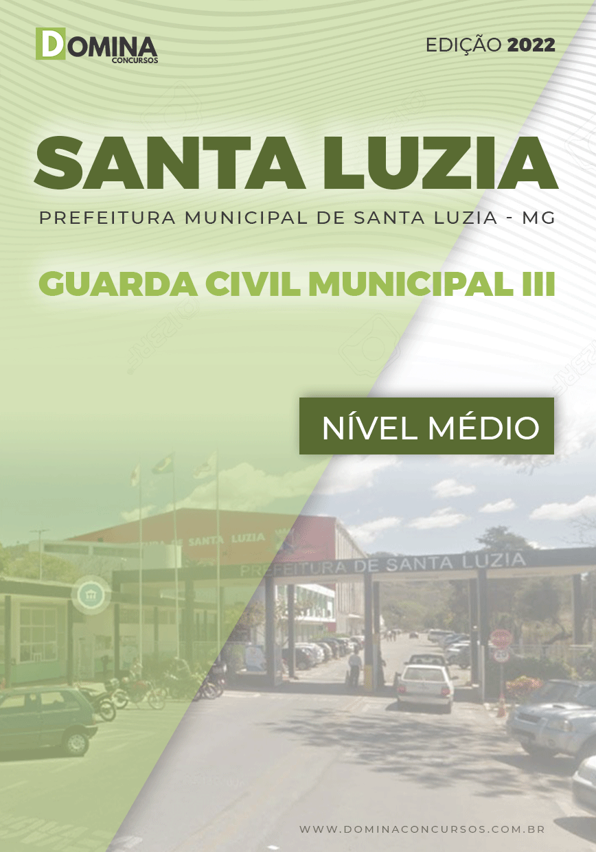 Apostila Pref Santa Luzia MG 2022 Guarda Municipal