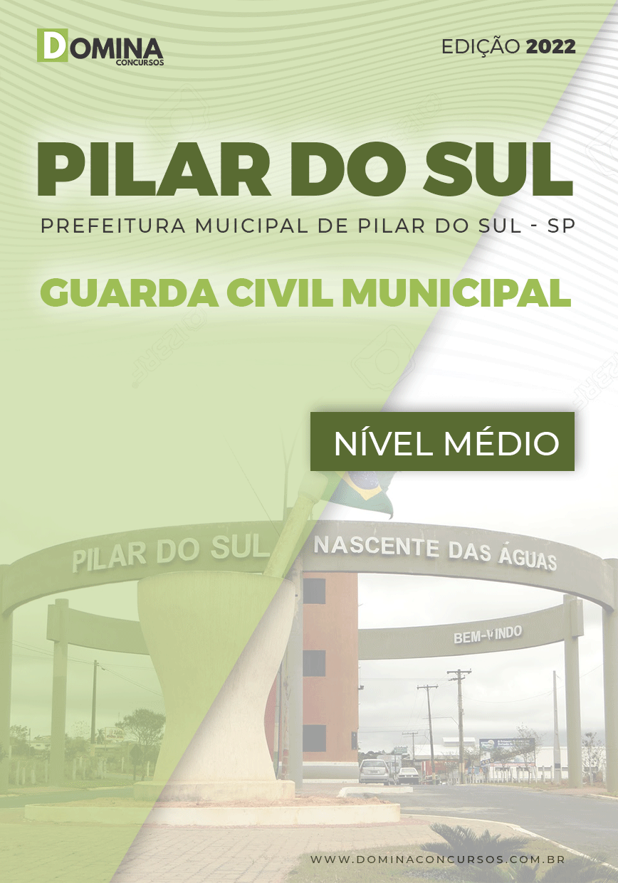 Apostila Digital Pref Pilar Sul SP 2022 Guarda Municipal