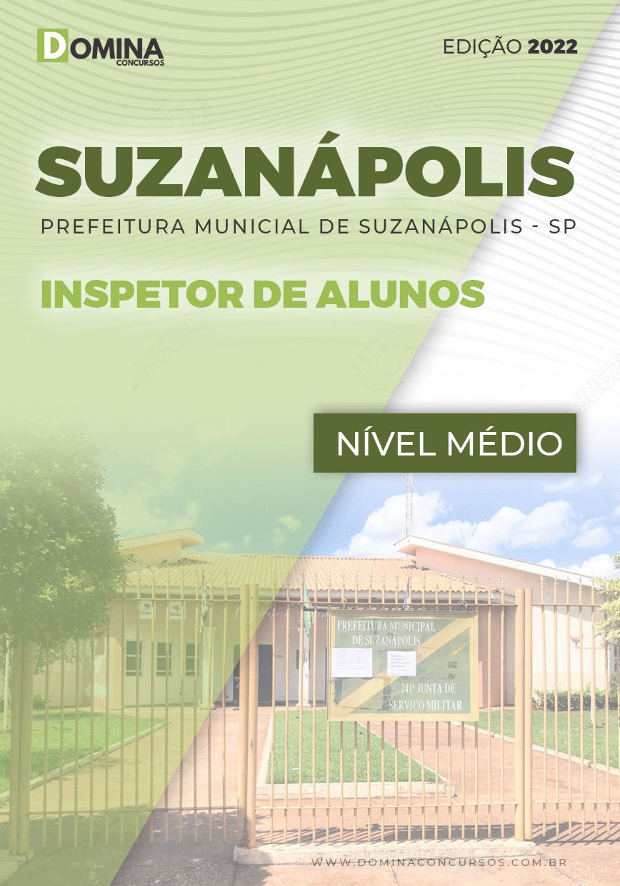 Apostila Digital Pref Suzanápolis SP 2022 Inspetor Alunos
