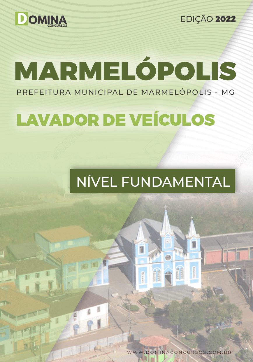 Apostila Pref Marmelópolis MG 2022 Lavador Veículos