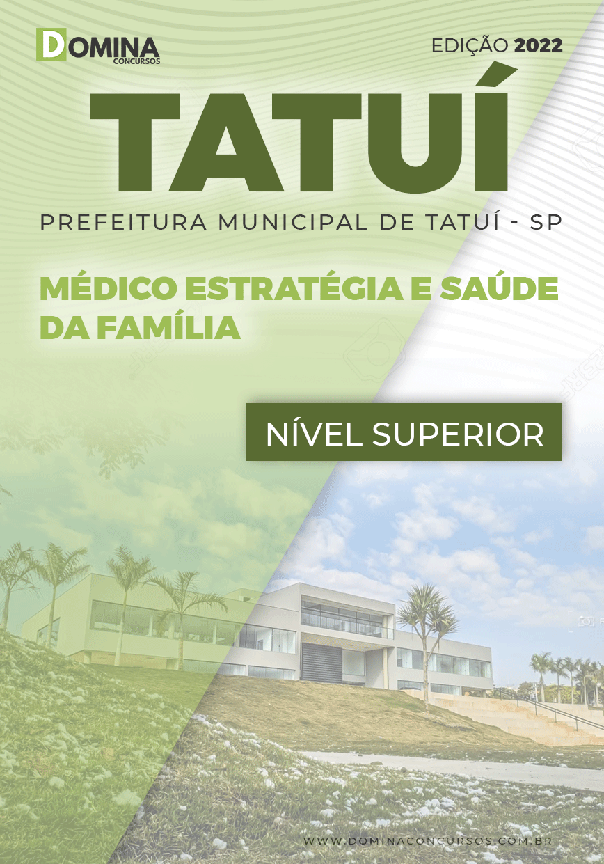 Apostila Concurso Pref Tatuí SP 2022 Médico Saúde Família