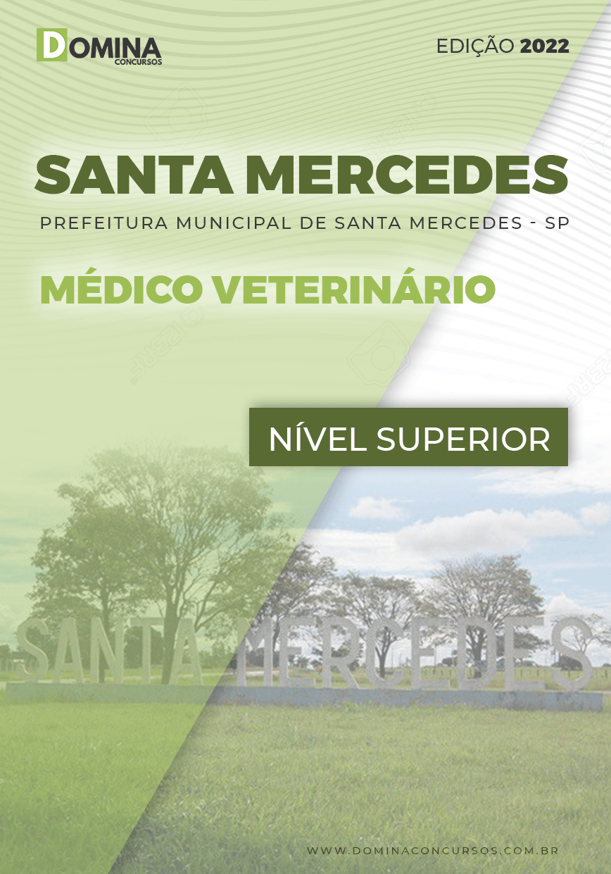 Apostila Pref Santa Mercedes SP 2022 Médico Veterinário
