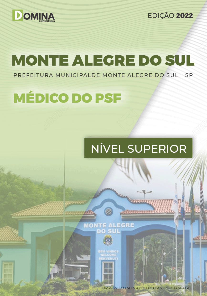 Apostila Pref Monte Alegre Sul SP 2022 Médico PSF