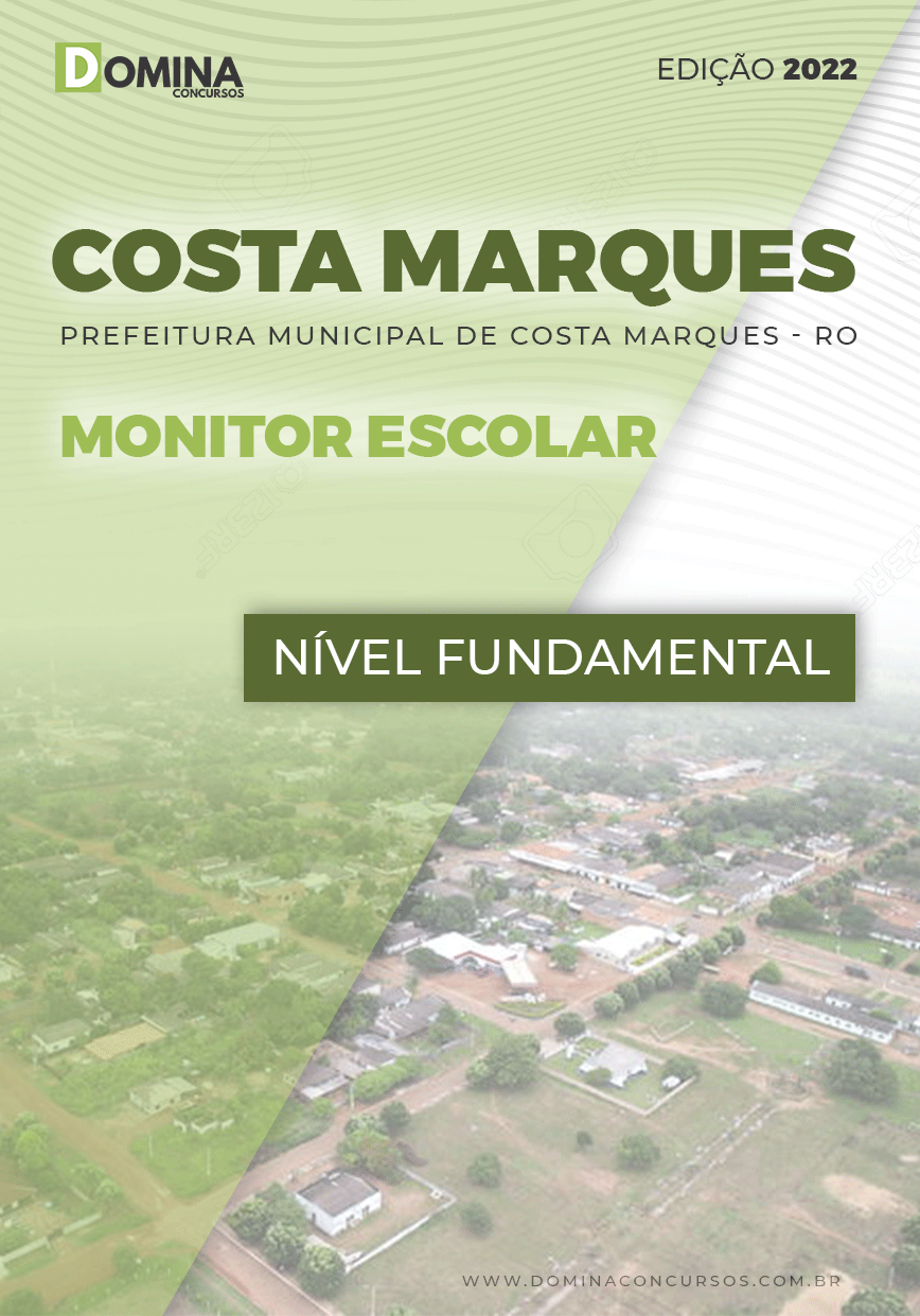 Apostila Digital Pref Costa Marques RO 2022 Monitor Escolar