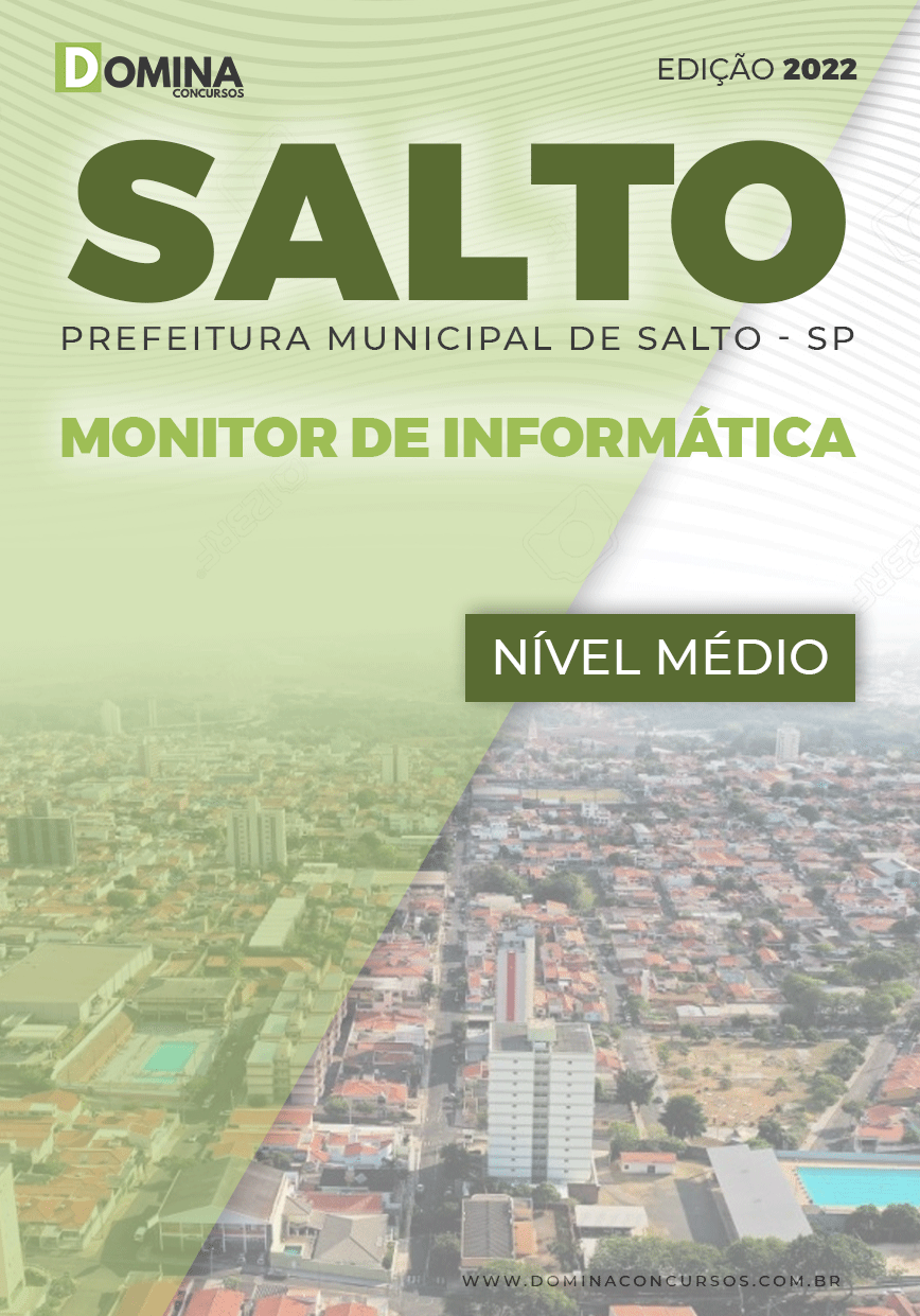 Apostila Digital Pref Salto SP 2022 Monitor Informática