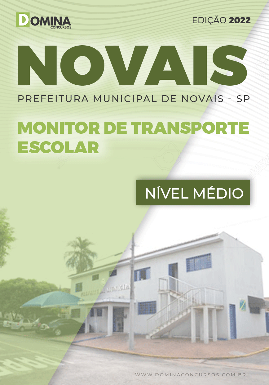 Apostila Pref Novais SP 2022 Monitor Transporte Escolar