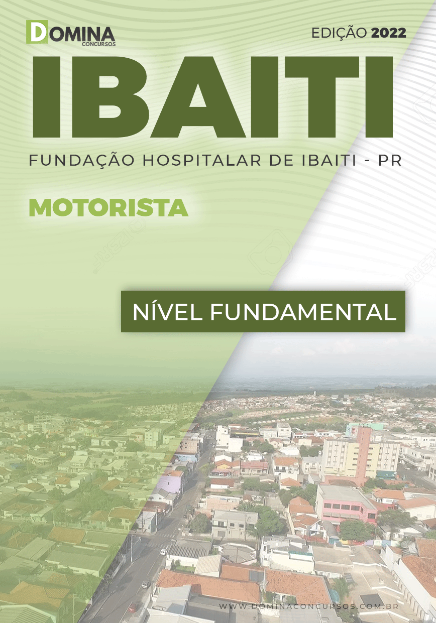 Apostila Fundação Hospitalar Ibaiti PR 2022 Motorista