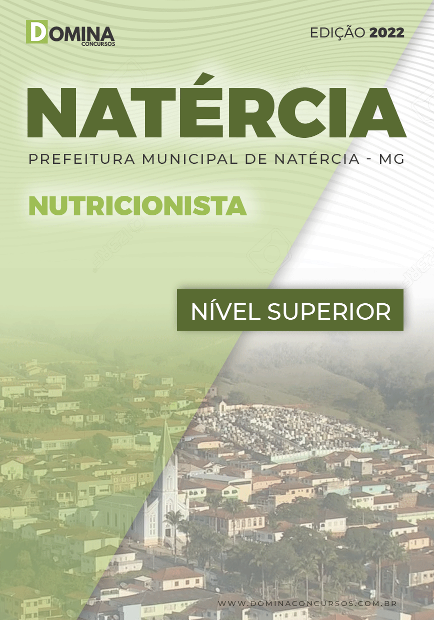 Apostila Concurso Pref Natércia MG 2022 Nutricionista