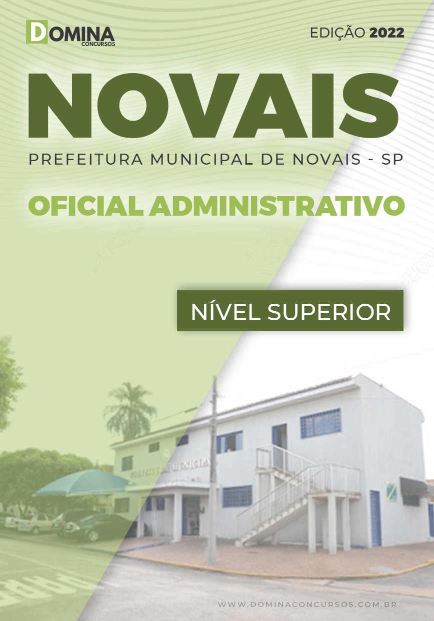 Apostila Concurso Pref Novais SP 2022 Oficial Administrativo
