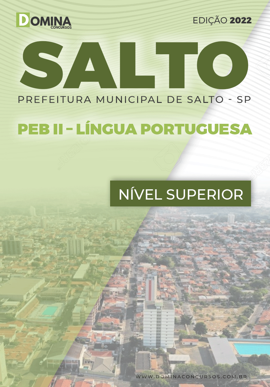 Apostila Concurso Pref Salto SP 2022 PEB II Língua Portuguesa