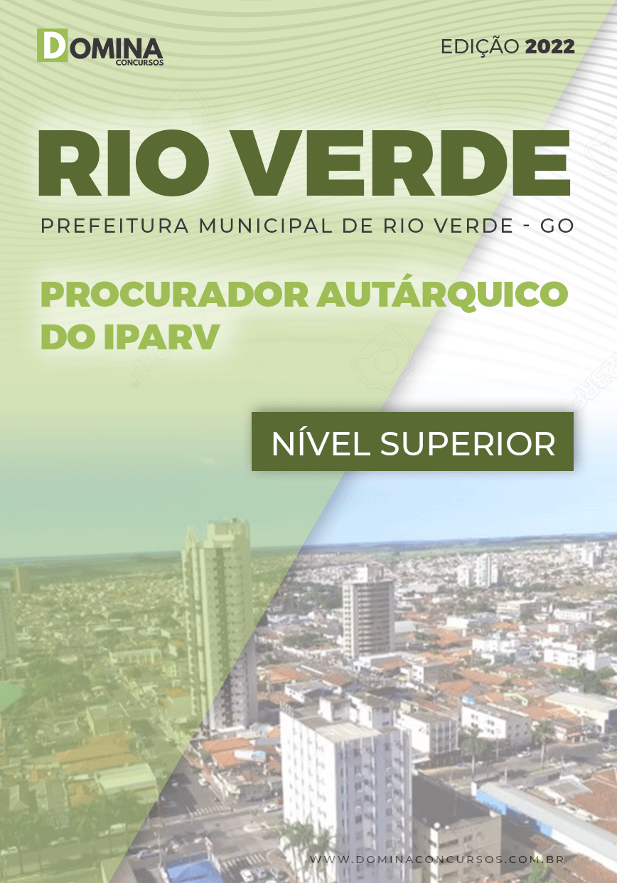 Apostila Pref Rio Verde GO 2022 Procurador Autárquico