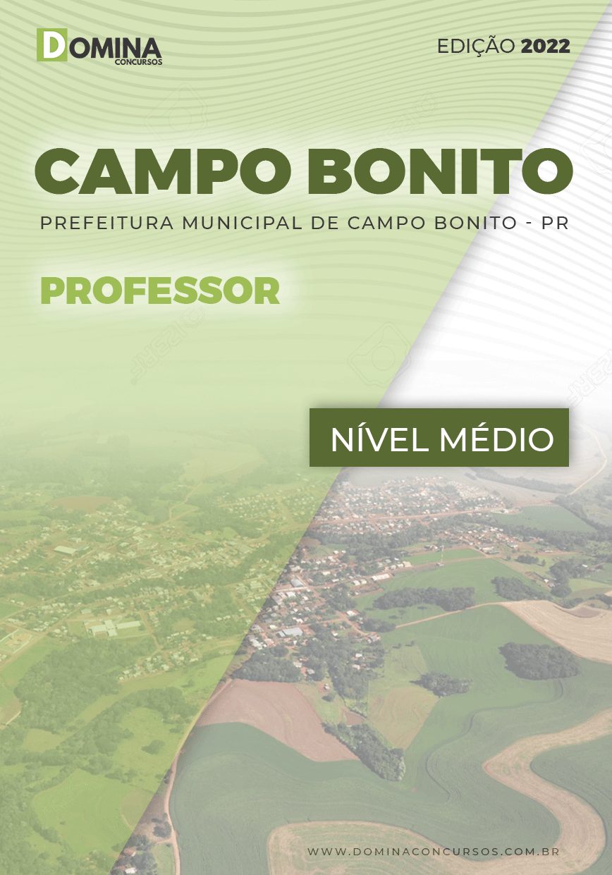 Apostila Digital Pref Campo Bonito PR 2022 Professor