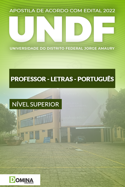 Apostila Concurso UNDF 2022 Professor Letras Português