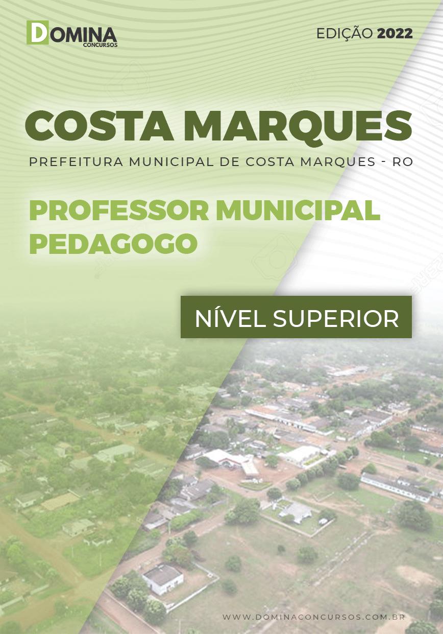 Apostila Pref Costa Marques RO 2022 Professor Municipal Pedagogo