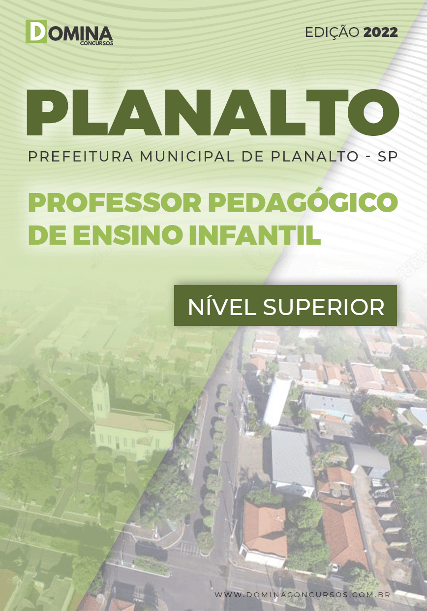 Apostila Pref Planalto SP 2022 Professor Pedagógico Ensino Infantil