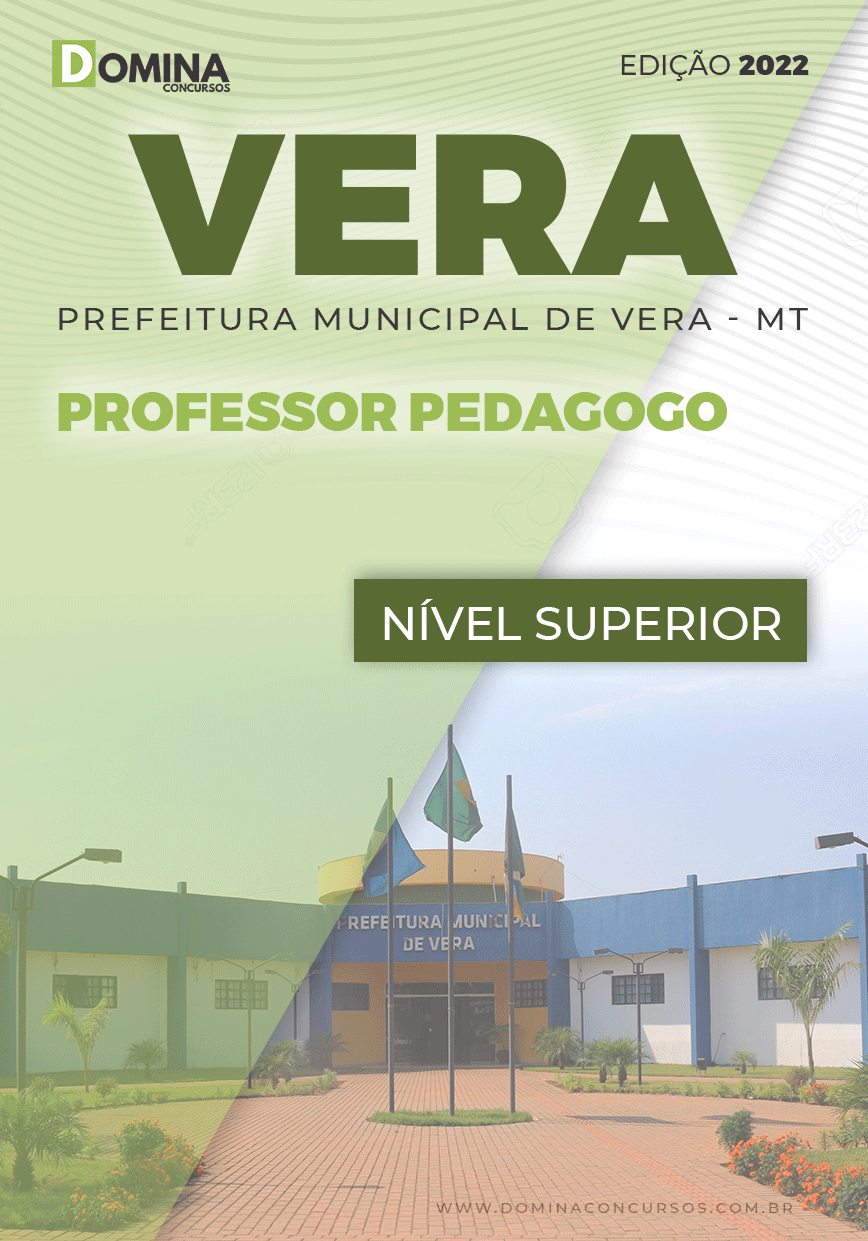 Apostila Concurso Pref Vera MT 2022 Professor Pedagogo