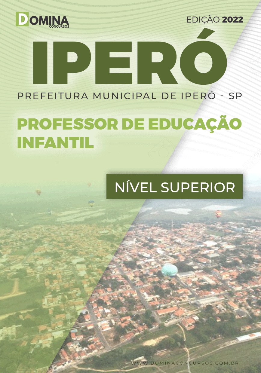 Apostila Pref Iperó SP 2022 Professor Titular Educação Infantil