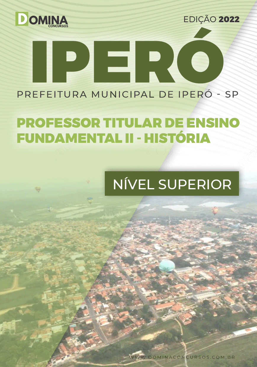 Apostila Pref Iperó SP 2022 Prof. Ensino Fund. II História
