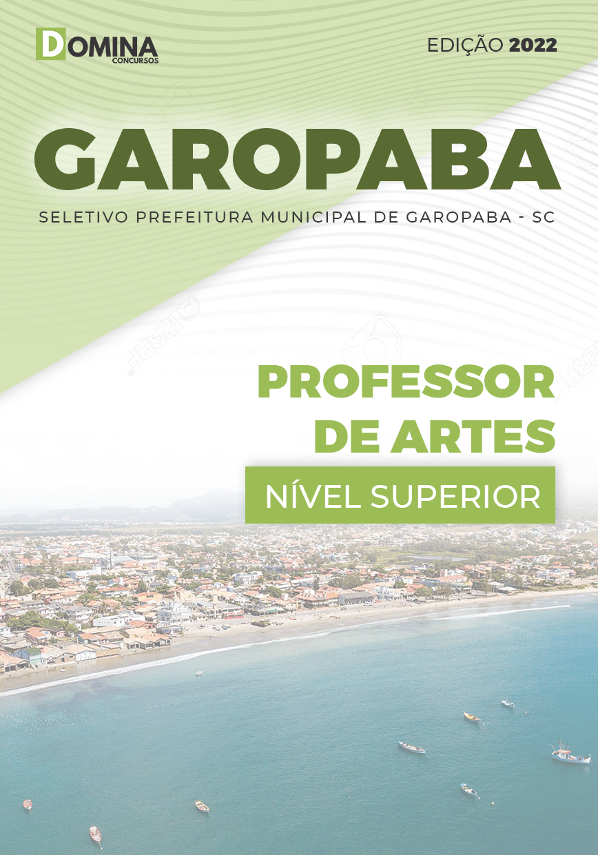Apostila Concurso Pref Garopaba SC 2022 Professor Artes
