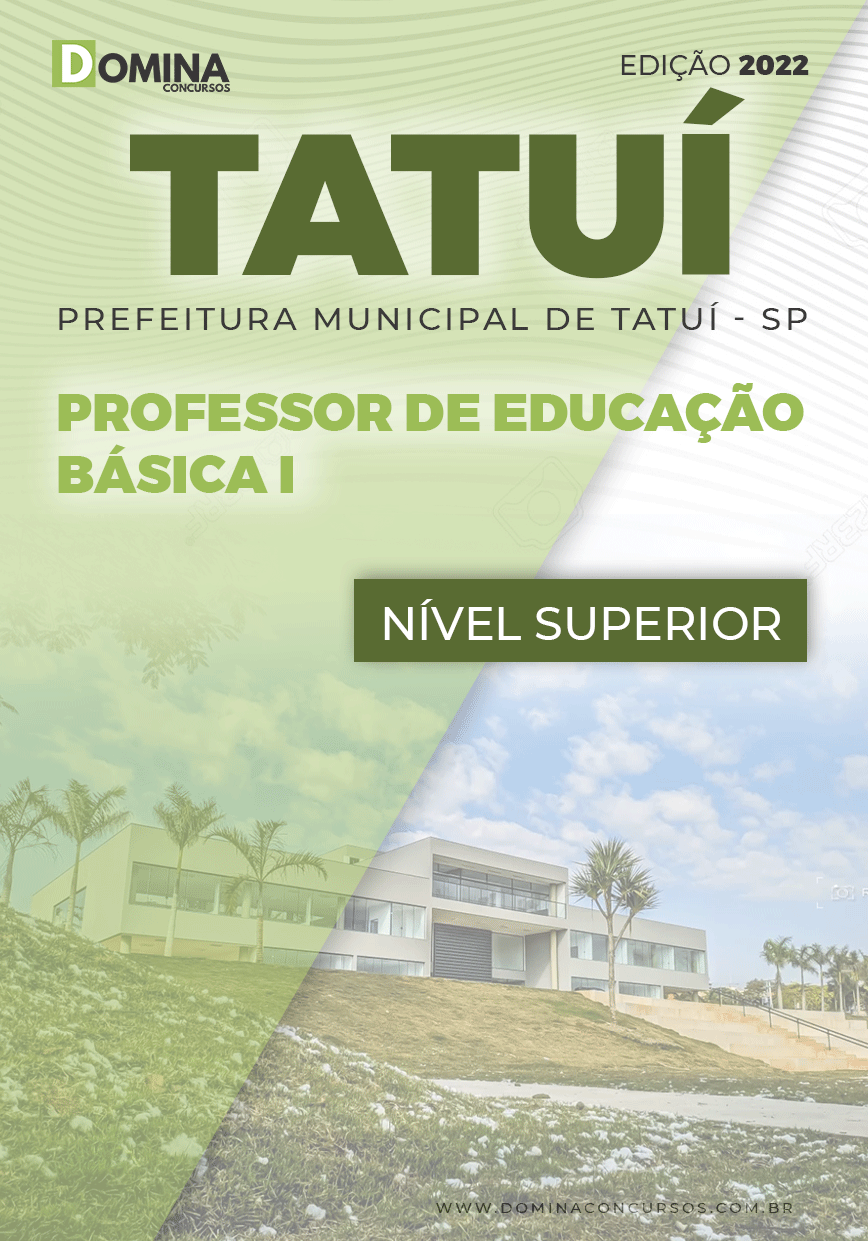 Apostila Pref Tatuí SP 2022 Professor Educação Básica I