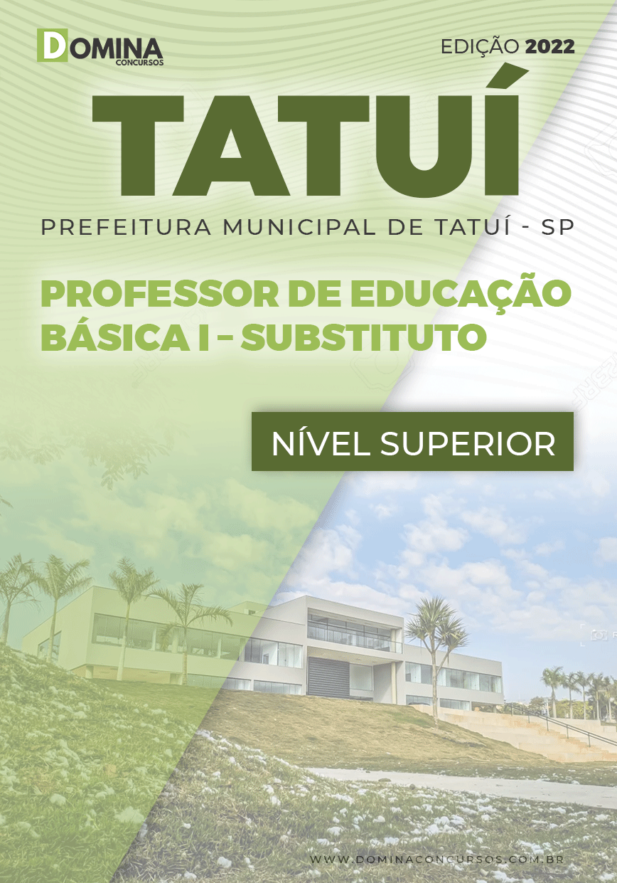 Apostila Pref Tatuí SP 2022 Professor Educação Básica I Substituto