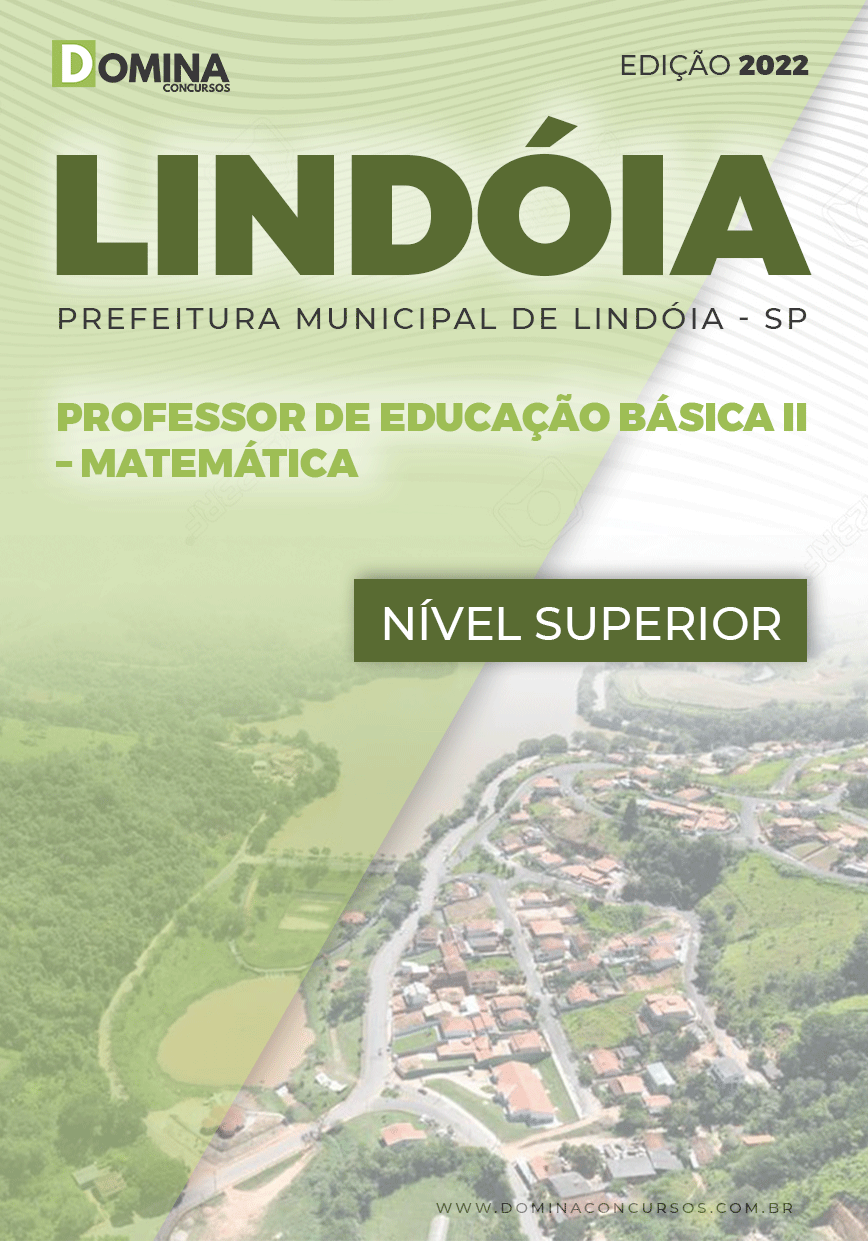 Apostila Concurso Pref Lindóia SP 2022 PEB II Matemática