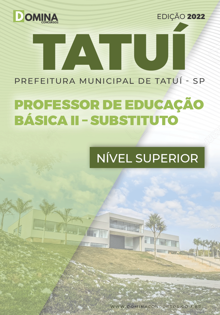 Apostila Pref Tatuí SP 2022 Professor Educação Infantil Substituto