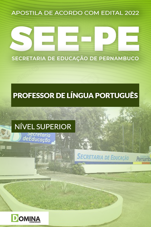 Apostila Concurso SEE PE 2022 Professor de Língua Português