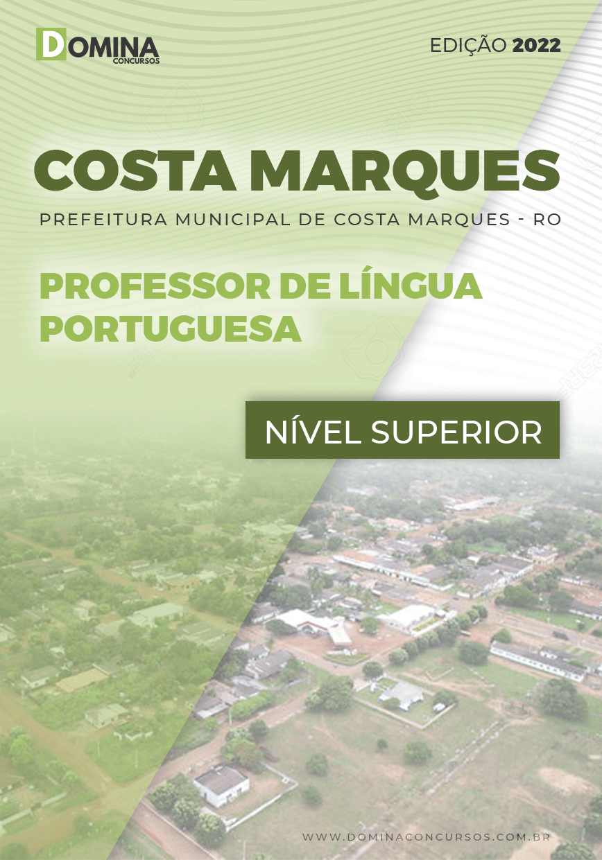 Apostila Pref Costa Marques RO 2022 Professor Portuguesa