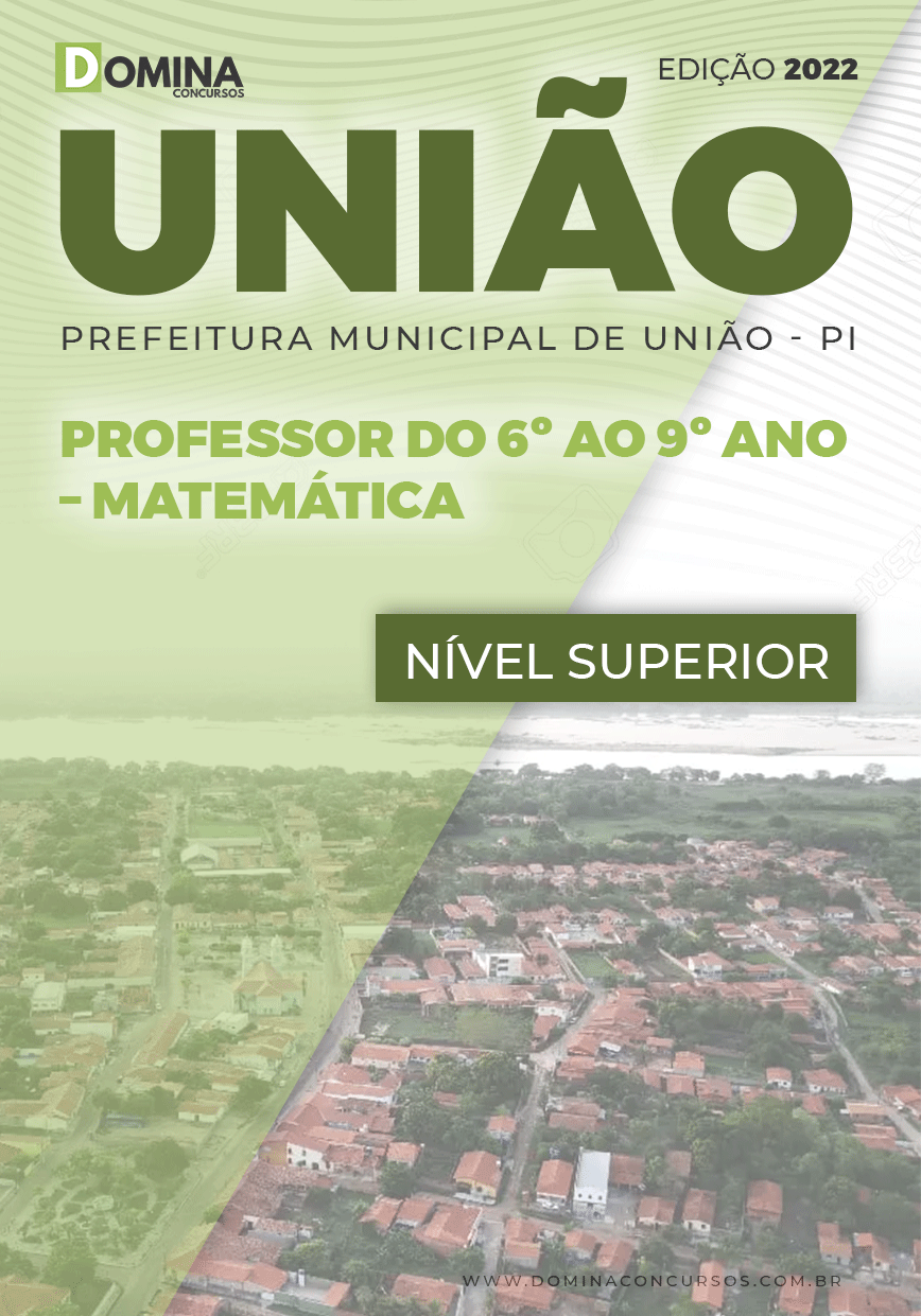 Apostila Pref União PI 2022 Prof. 6º ao 9º Ano Matemática