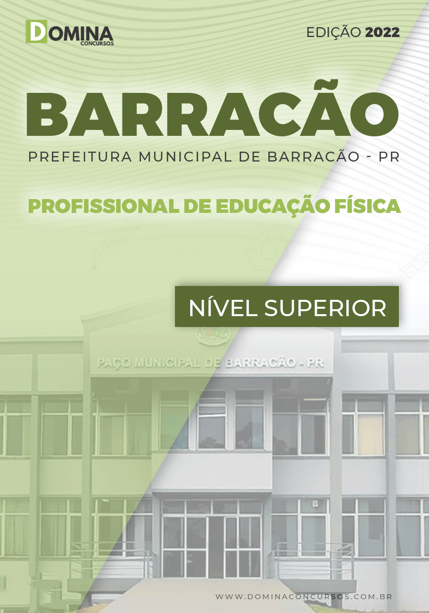 Apostila Pref Barracão PR 2022 Professor Educação Física