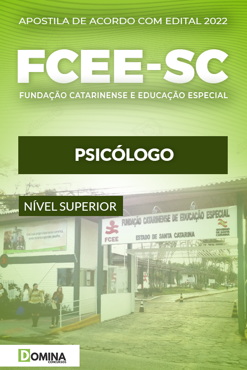 Apostila Digital Concurso Público FCEE SC 2022 Psicólogo