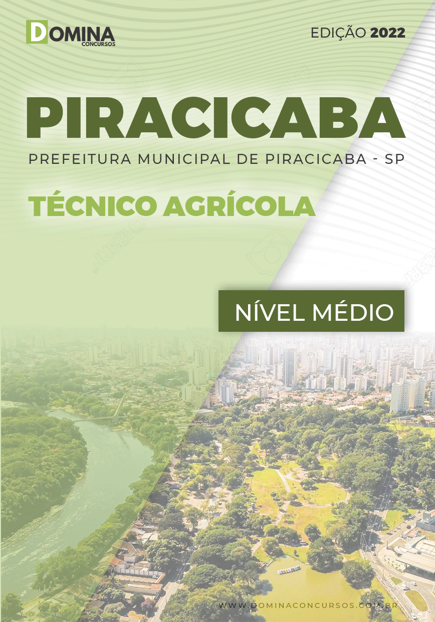 Apostila Concurso Pref Piracicaba SP 2022 Técnico Agrícola