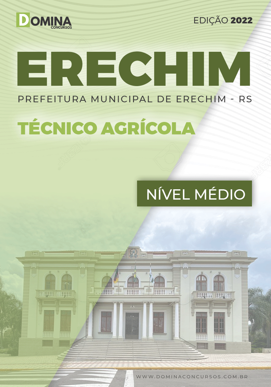Apostila Digital Pref Erechim RS 2022 Técnico Agrícola