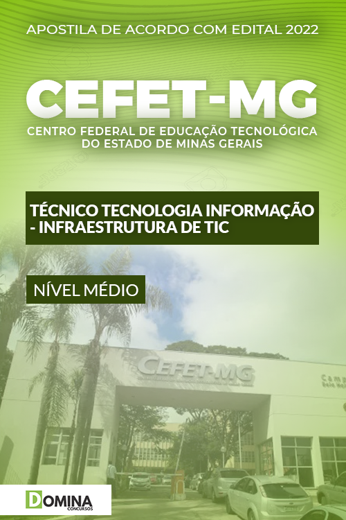 Apostila CEFET MG 2022 Técnico Laboratório Infraestrutura TIC
