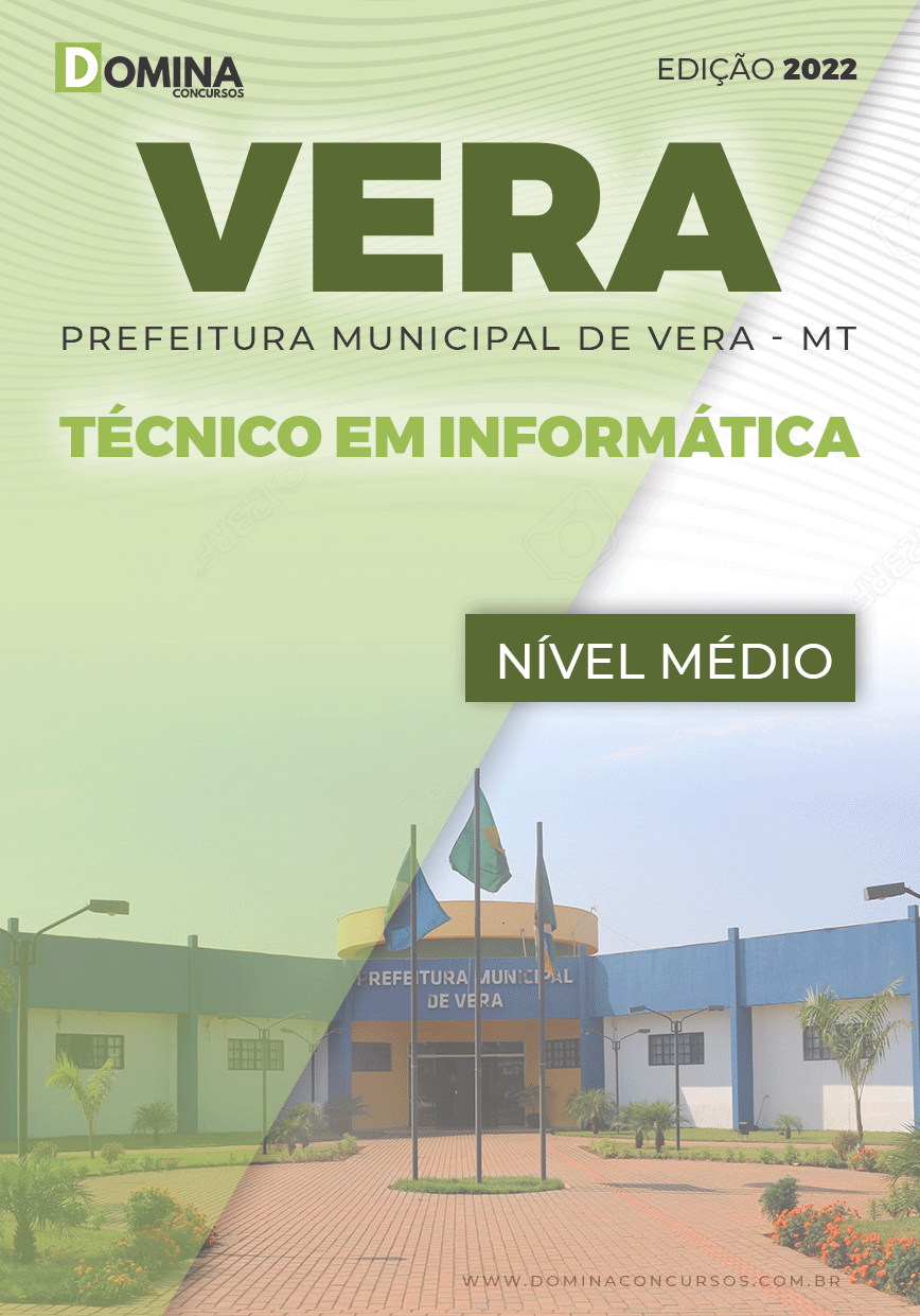 Apostila Digital Pref Vera MT 2022 Técnico Informática